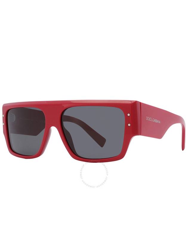 Eyewear Logo Print Rectangular Frame Sunglasses DG4459309687 - DOLCE&GABBANA - BALAAN 4