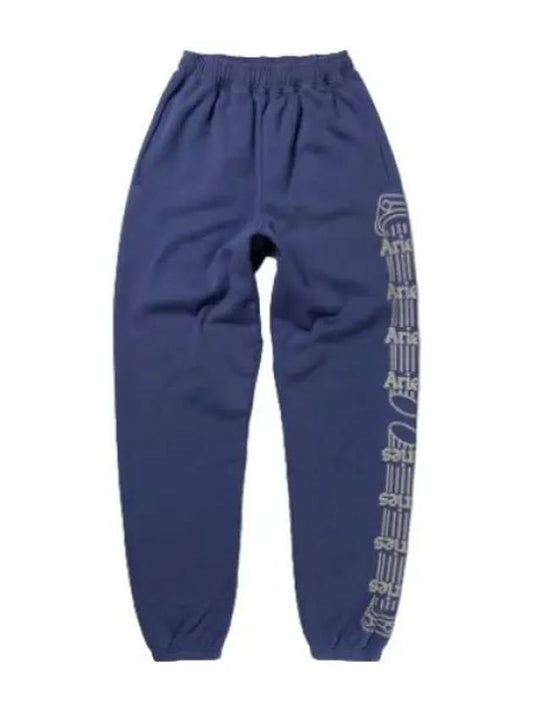 Aries reflective column sweatpants navy - ARIES - BALAAN 1