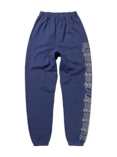 Aries reflective column sweatpants navy - ARIES - BALAAN 1