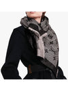 Neo Natte Monogram Scarf Black - LOUIS VUITTON - BALAAN 2