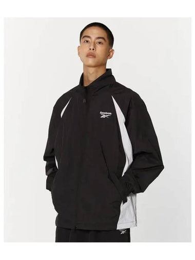 Essential Circle Lightweight Windbreaker Black - REEBOK - BALAAN 1