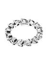 Row Of Hearts Eternity Ring Silver - PANDORA - BALAAN 5