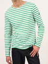 Minquiers Modern Stripe Long Sleeve T-Shirt Green - SAINT JAMES - BALAAN 3