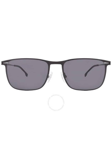 Hugo Boss Grey Rectangular Men's Sunglasses BOSS 1246/S 0RZZ 56 - HUGO BOSS - BALAAN 1