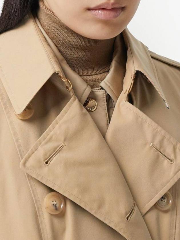 The Mid Length Chelsea Heritage Trench Coat Honey - BURBERRY - BALAAN 6