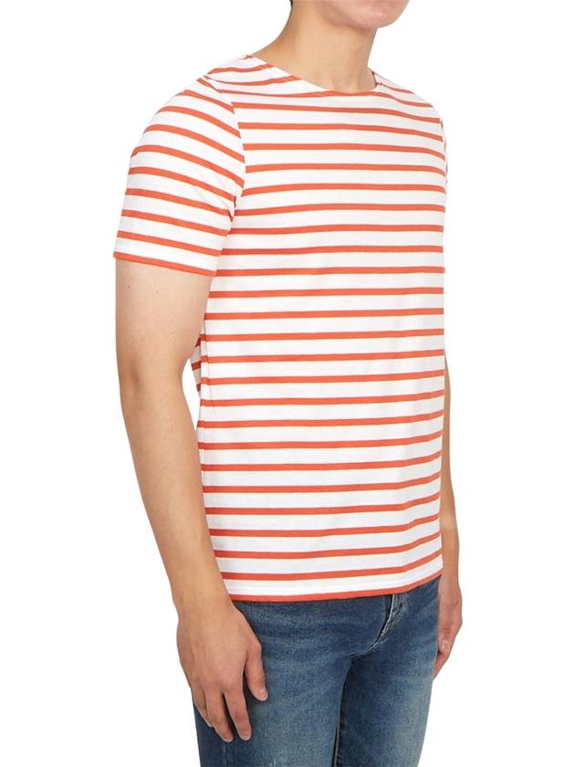 Levant Striped Sailor Short Sleeve T-Shirt Neju Sanguin - SAINT JAMES - BALAAN 4