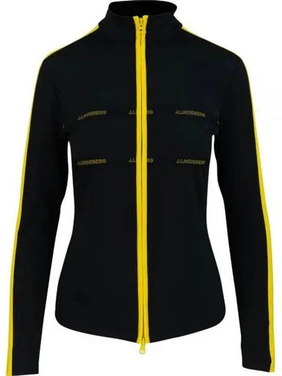 Golf Jade Mid Layer Zip-Up Jacket Black - J.LINDEBERG - BALAAN 2