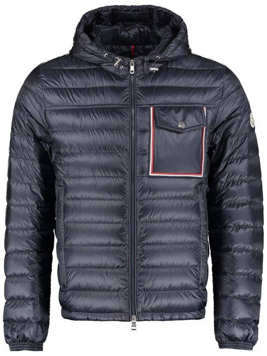 Men's LIHOU Patch Hood Padded Navy - MONCLER - BALAAN 1