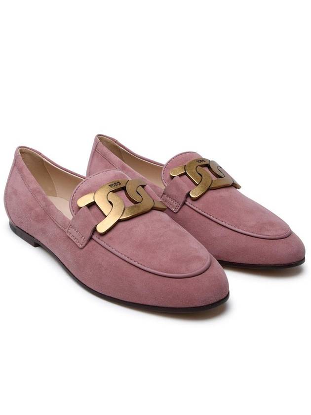 Women's Kate Suede Loafers Pink - TOD'S - BALAAN 3