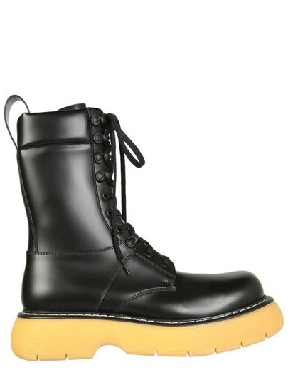 Bounce Contrast Sole Walker Boots Black - BOTTEGA VENETA - BALAAN 2