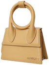 Le Chiquito Noeud Coiled Tote Bag Camel - JACQUEMUS - BALAAN 3