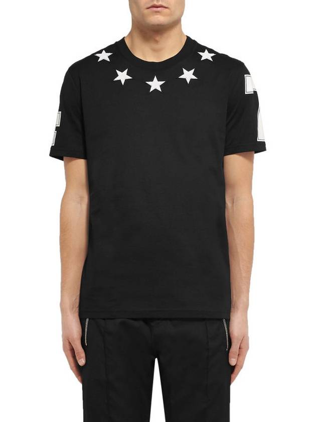 Star embroidery 74 Cuban t-shirt black 17S7200651 - GIVENCHY - BALAAN 2