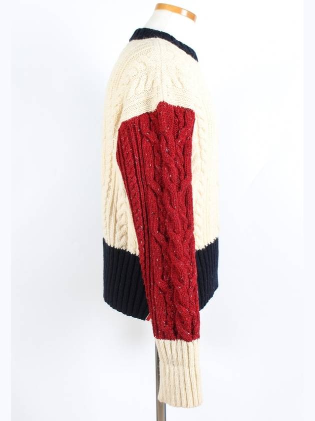 Multicolor cable knit - THOM BROWNE - BALAAN 5