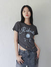 Sun and Moon Strap Tshirt CHARCOAL - RUBATI - BALAAN 4