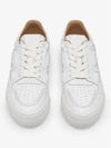 Heart Logo Patch Leather Low Top Sneakers White - AMI - BALAAN 3