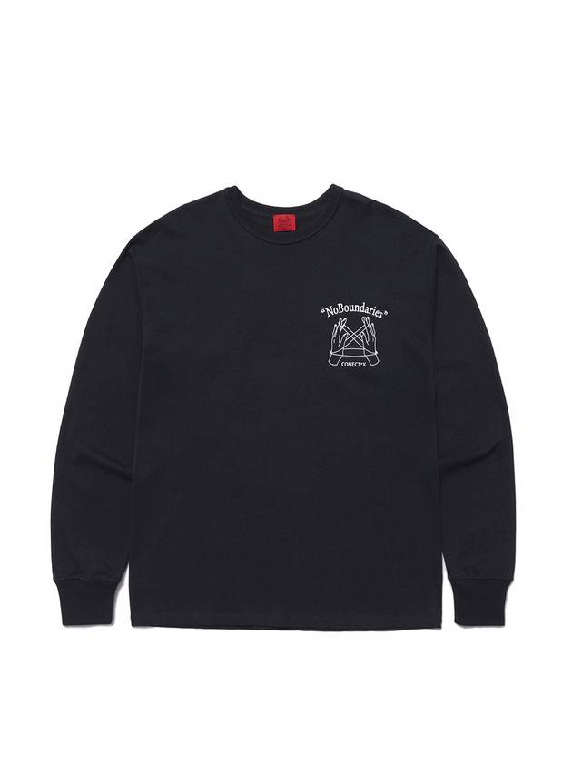 ConnectX Classic Logo Long Sleeve Charcoal - CONECTX - BALAAN 1