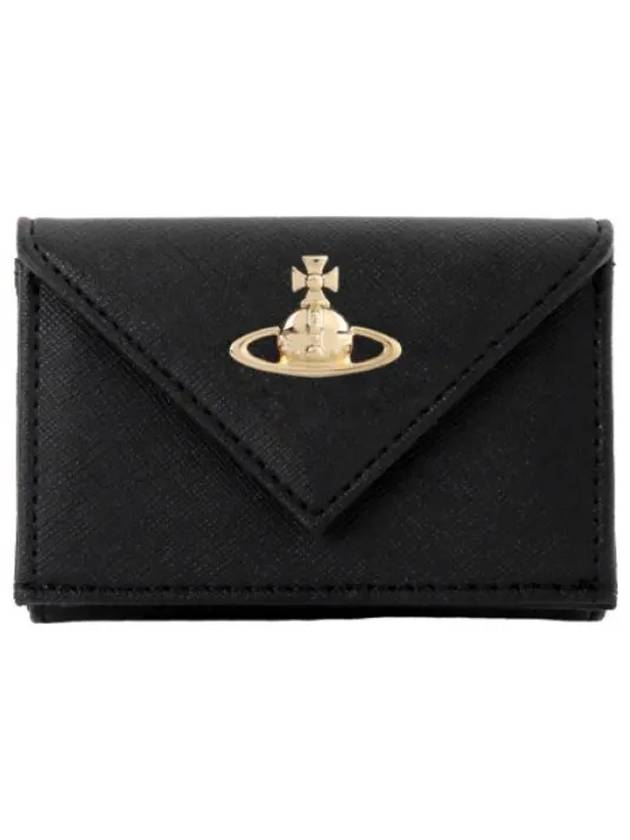 Saffiano Envelope Bifold Wallet Women s - VIVIENNE WESTWOOD - BALAAN 1