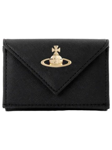 Saffiano Envelope Bifold Wallet Women s - VIVIENNE WESTWOOD - BALAAN 1