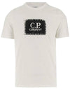 30/1 Jersey Label Style Logo Short Sleeve T-Shirt White - CP COMPANY - BALAAN 2