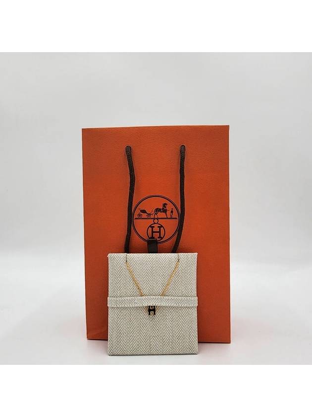 Mini Pop H Pendant Necklace Gold Noir - HERMES - BALAAN 2