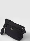 Triangle Logo Re-Nylon Pocket Cross Bag Black - PRADA - BALAAN 4