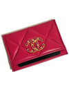 19 Card Wallet Holder Pink Gold AP1167 - CHANEL - BALAAN 9