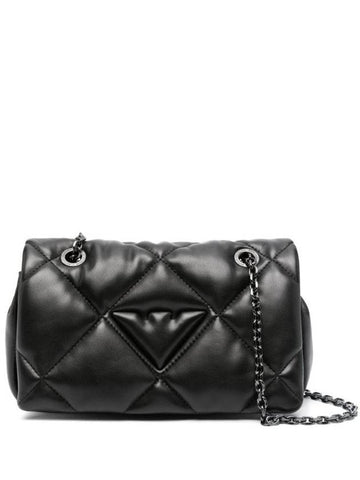 Quilted Faux Leather Shoulder Bag Y3C041YWJ8I - EMPORIO ARMANI - BALAAN 1