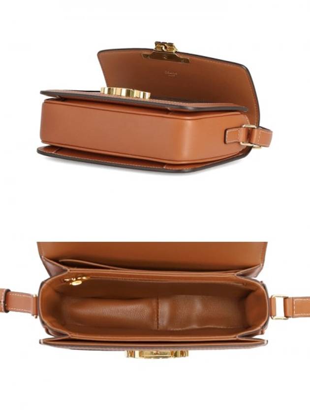 Teen Triomphe Bag In Triomphe Canvas And Calfskin Tan - CELINE - BALAAN.