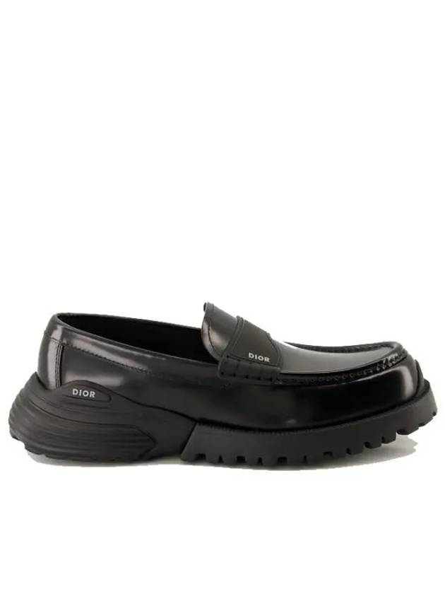 Combat Polished Calfskin Loafer Black - DIOR - BALAAN 2