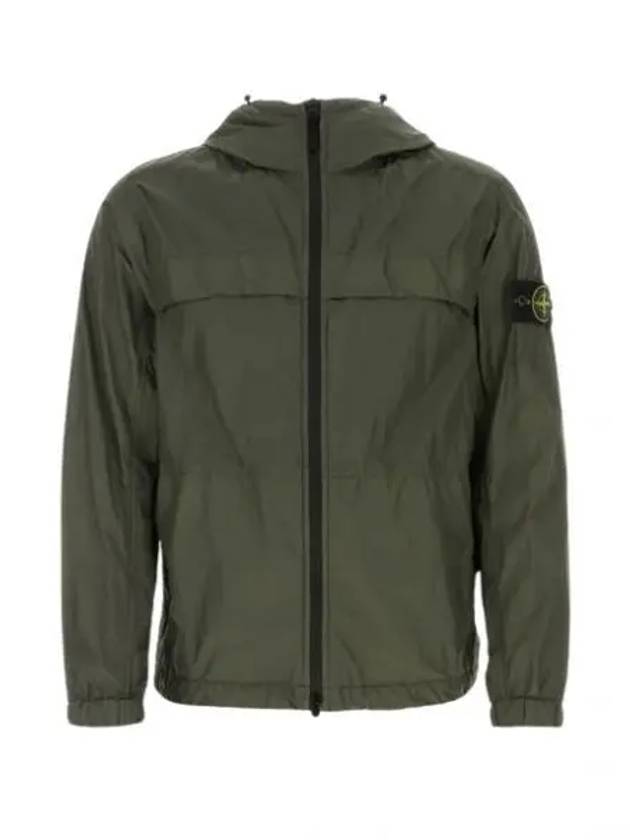 Crinkle Reps Hooded Jacket Dark Green - STONE ISLAND - BALAAN 2