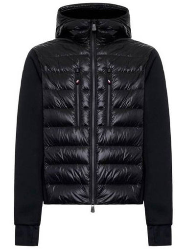 Padded hood zip up black - MONCLER - BALAAN 1