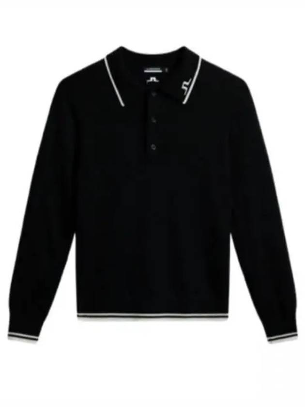 Women's Mimi Knit PK Shirt Black - J.LINDEBERG - BALAAN 2