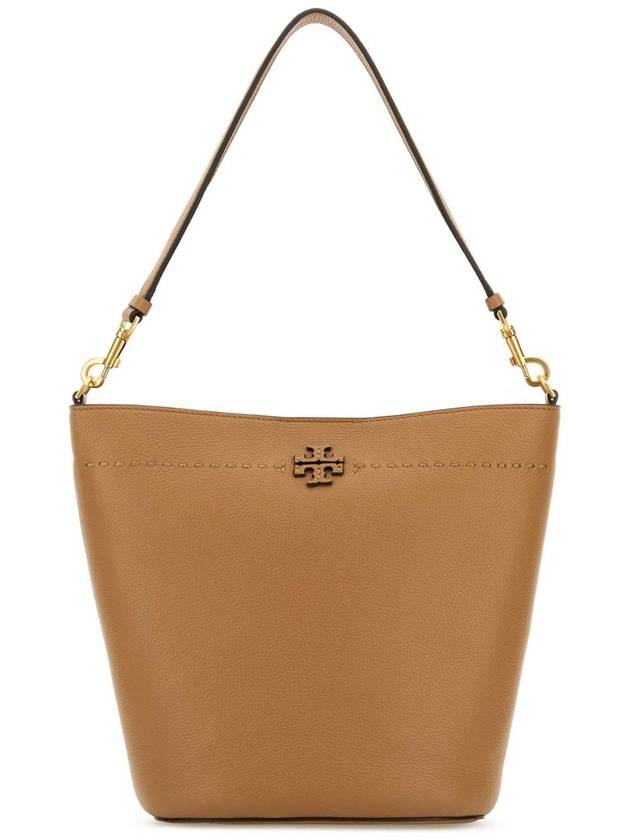 McGraw Logo Bucket Bag Beige - TORY BURCH - BALAAN 2