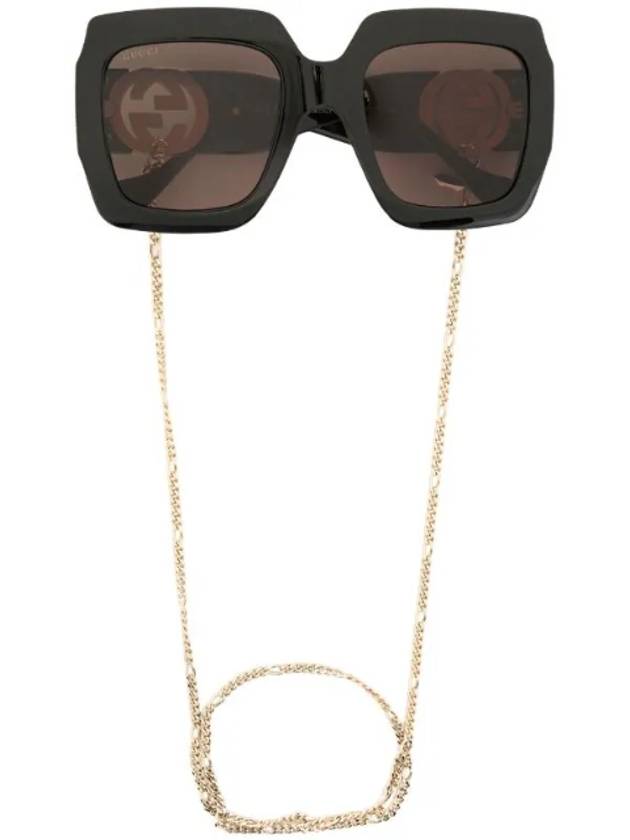 Eyewear Chain Square Frame Sunglasses GG1022S005 - GUCCI - BALAAN 1