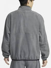 Club Fleece Half Zip Anorak Iron Grey - NIKE - BALAAN 3