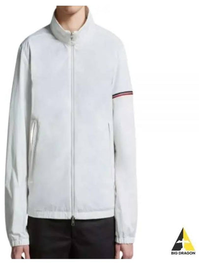 Ruinette Logo Patch Nylon Zip Up Jacket White - MONCLER - BALAAN 2