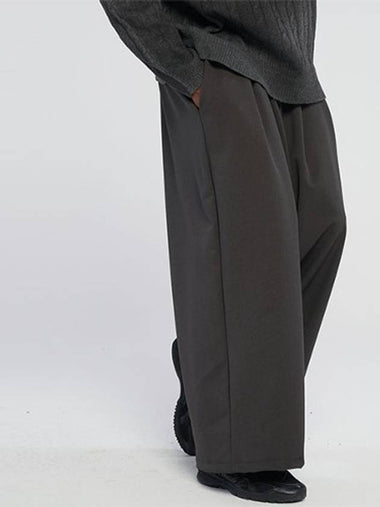 TR Baggy Wide Pants Charcoal - TENER - BALAAN 1