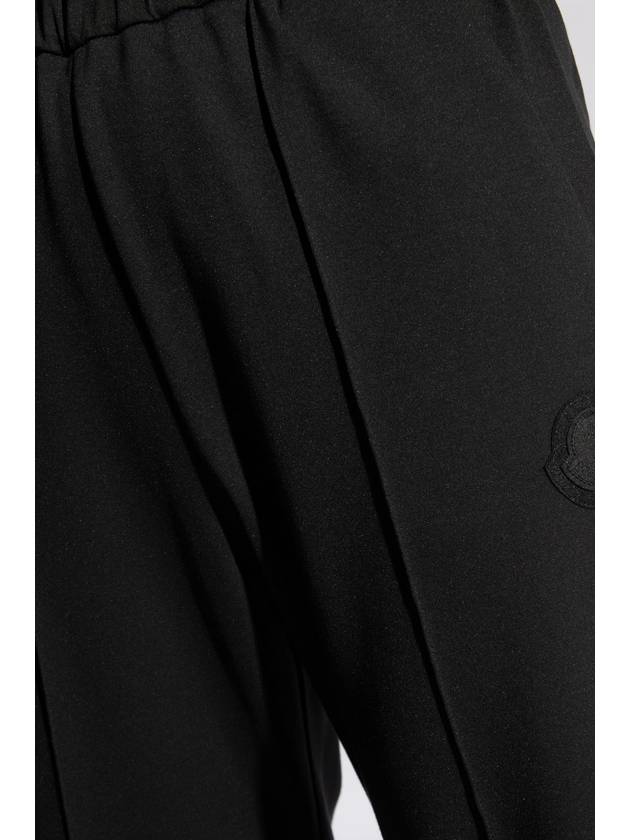 Moncler Trousers With Hem Slits, Women's, Navy Blue - MONCLER - BALAAN 5