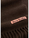 Acne Muffler Scarf Oversized Dark Brown Unisex CA0209 - ACNE STUDIOS - BALAAN 6