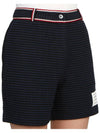 Waste RWB Trim High Shorts Navy - THOM BROWNE - BALAAN 10