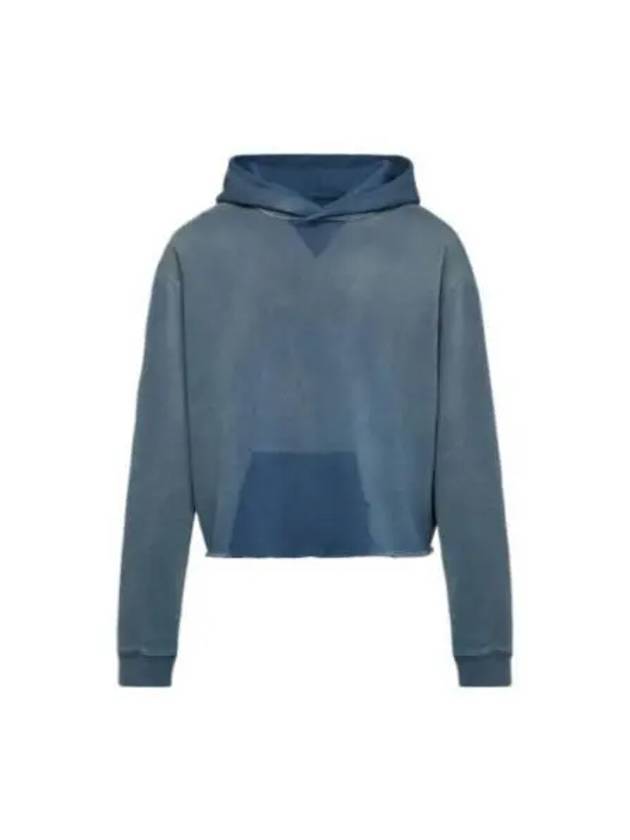 Organic Cotton Logo Hoodie Blue - MAISON MARGIELA - BALAAN 2