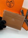 Citizen Twill Silk Card Wallet Gold Sun - HERMES - BALAAN 6