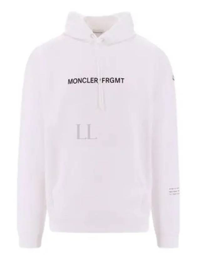 104078 Print Logo Hoodie 8G00003 M2372 001 - MONCLER - BALAAN 1