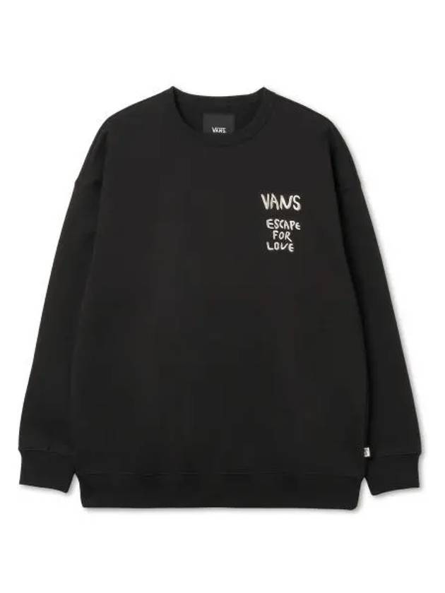 Asia Artist Collection Bolin Fleece Crew Sweatshirt Black - VANS - BALAAN 2