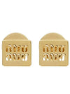 Earrings 5IO1242DTU F0056 Gold - MIU MIU - BALAAN 2