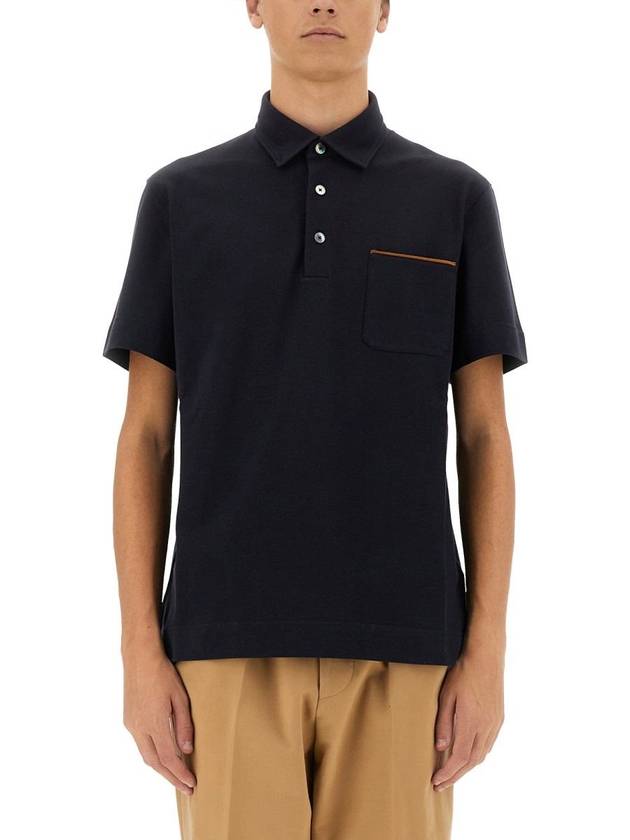 Zegna Cotton Polo - ERMENEGILDO ZEGNA - BALAAN 1