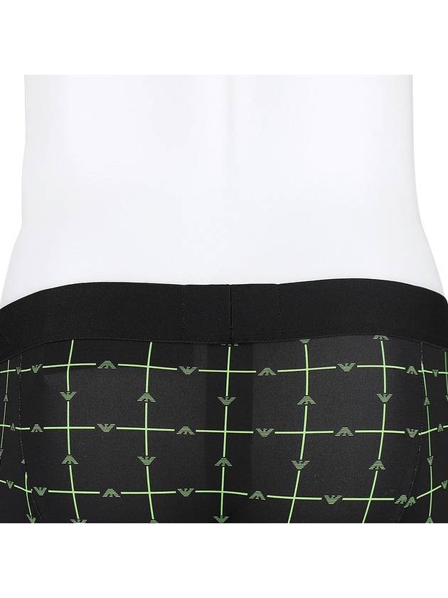 Men's Micro Trunk Briefs Black Green - EMPORIO ARMANI - BALAAN 9