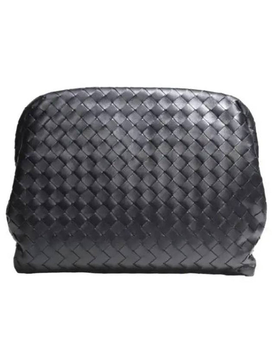 Intrecciato Clasp Document Case Men s Clutch Bag - BOTTEGA VENETA - BALAAN 1