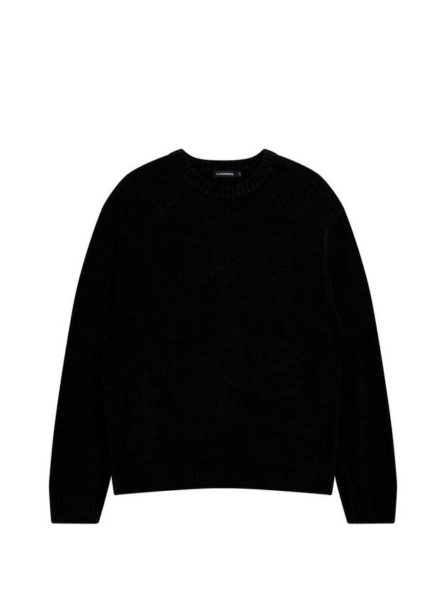 Charles Chenille Knit Top Black - J.LINDEBERG - BALAAN 2