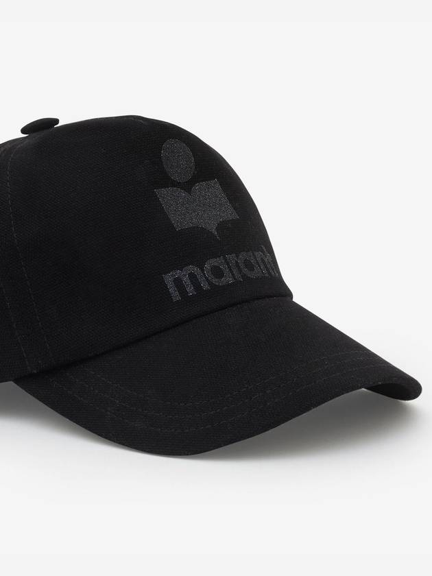 Tyron Embroidery Logo Ball Cap Black - ISABEL MARANT - BALAAN 4